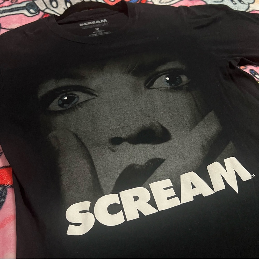 Scream Black Graphic T-Shirt
